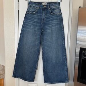 Free People - We The Free Dark Blue Wide-leg Denim NWOT